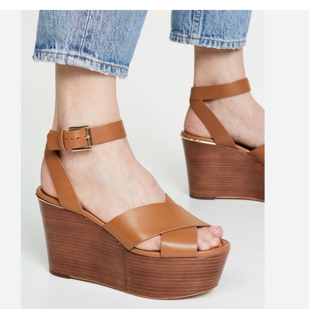 MICHAEL Michael Kors Abbott platform wedge sandals - Picture 11 of 11